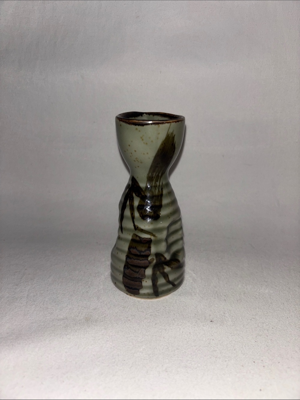 Vintage Japanese Pottery Sake carafe 5 Inch